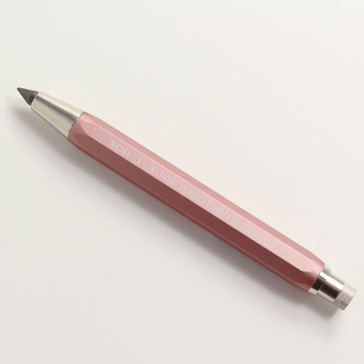 KOH-I-NOOR Automatic Metal Clutch Pencil 5.6mm Bordeaux Red