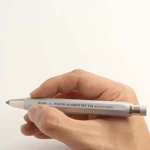 KOH-I-NOOR Automatic Metal Clutch Pencil 5.6mm Grey