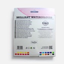KOH-I-NOOR Brilliant Watercolor Pan 22.5mm Set x 24