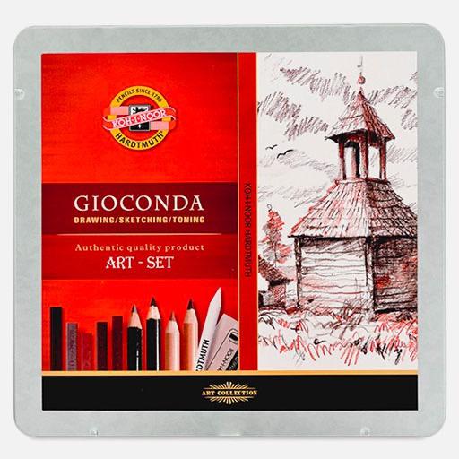 KOH-I-NOOR Gioconda Dry Media Art Set x 24