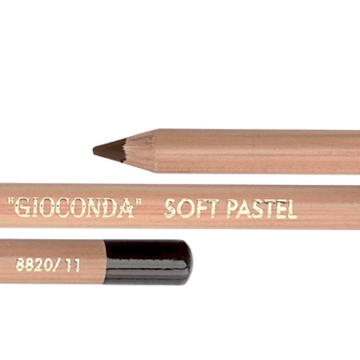 KOH-I-NOOR Gioconda Soft Pastel Pencil 11 Caput Mortuum Light