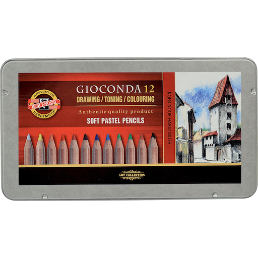 KOH-I-NOOR Gioconda Soft Pastel Pencil Set x 12