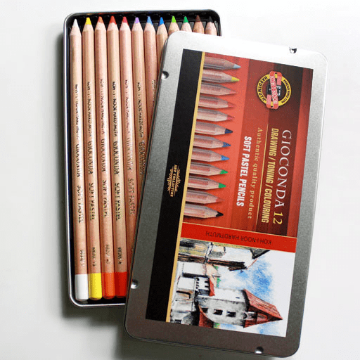 KOH-I-NOOR Gioconda Soft Pastel Pencil Set x 12