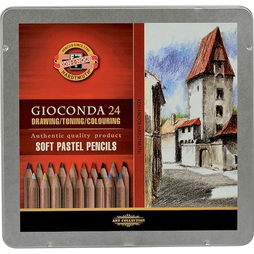 KOH-I-NOOR Gioconda Soft Pastel Pencil Set x 24