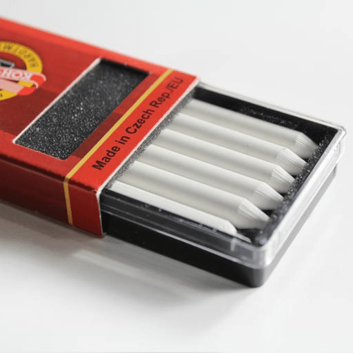 KOH-I-NOOR Gioconda White Chalk Lead 5.6mm x 6