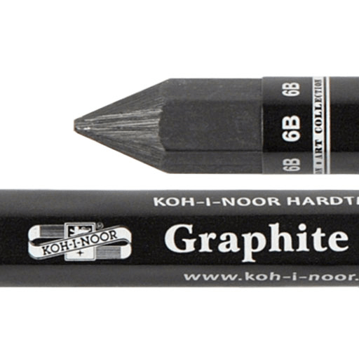 KOH-I-NOOR Graphite Stick 6B
