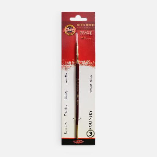 KOH-I-NOOR Kolinsky Round Brush 3