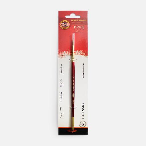 KOH-I-NOOR Kolinsky Round Brush 6