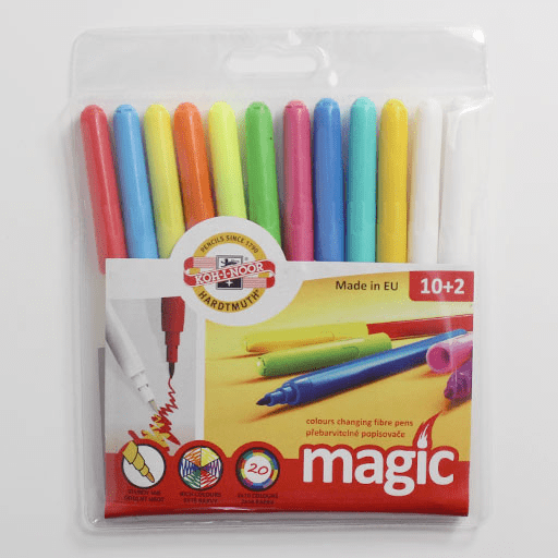 KOH-I-NOOR Magic Fibre Pen Set x 12