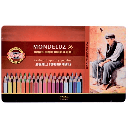 KOH-I-NOOR Mondeluz Watercolor Pencil Metal Box Set x 36