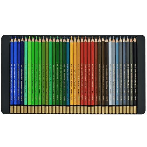 KOH-I-NOOR Mondeluz Watercolor Pencil Metal Box Set x 72