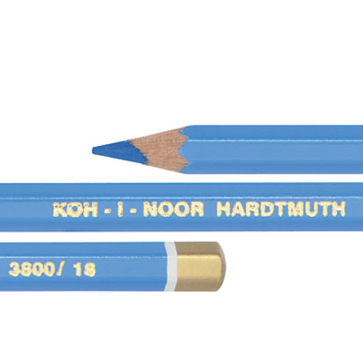 KOH-I-NOOR Polycolor Color Pencil 18 Light Blue