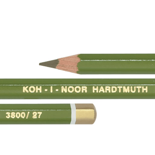 KOH-I-NOOR Polycolor Color Pencil 27 Olive Green Dark