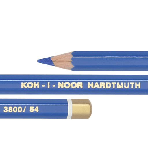 KOH-I-NOOR Polycolor Color Pencil 54 Cobalt Blue Dark