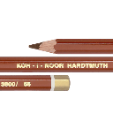 KOH-I-NOOR Polycolor Color Pencil 65 Medium Terracotta