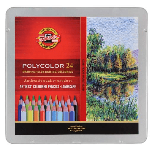 KOH-I-NOOR Polycolor Color Pencil Landscape Set x 24