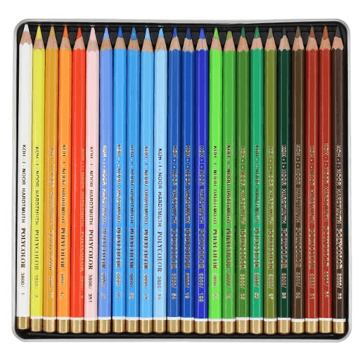 KOH-I-NOOR Polycolor Color Pencil Landscape Set x 24