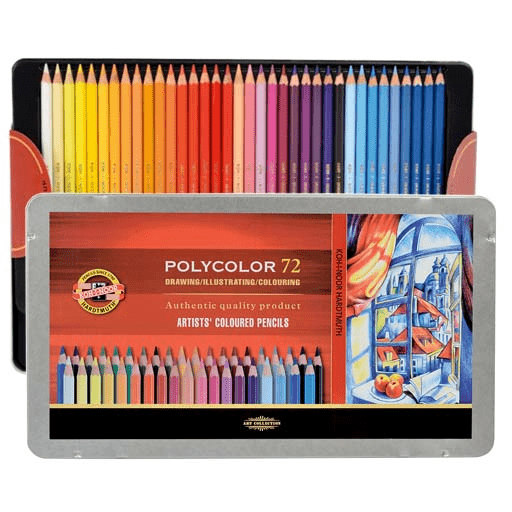 KOH-I-NOOR Polycolor Color Pencil Set x 72