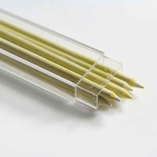 KOH-I-NOOR Polycolor Lead (D)3.8mm x (L)90mm x 6 03 Yellow