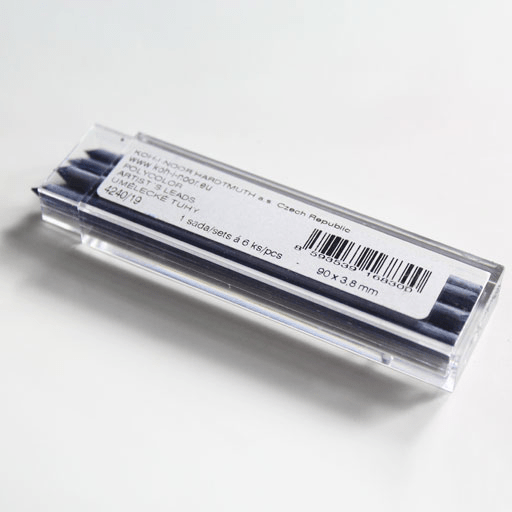 KOH-I-NOOR Polycolor Lead (D)3.8mm x (L)90mm x 6 19 Dark Blue