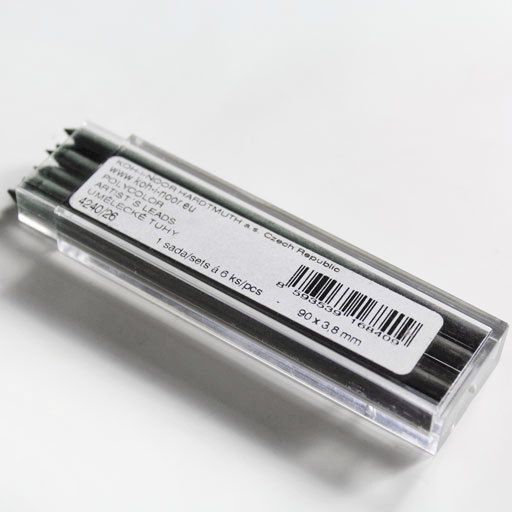 KOH-I-NOOR Polycolor Lead (D)3.8mm x (L)90mm x 6 26 Dark Green