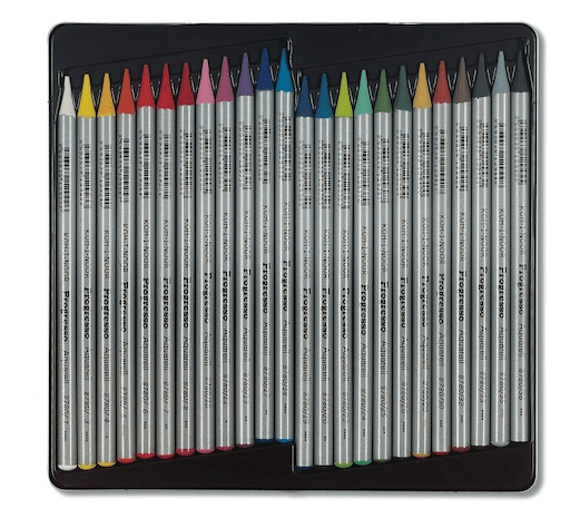 KOH-I-NOOR Progresso Woodless Watercolor Pencil Set x 24