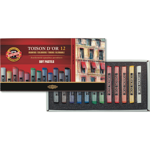 KOH-I-NOOR Toison D'or Soft Pastel Set x 12