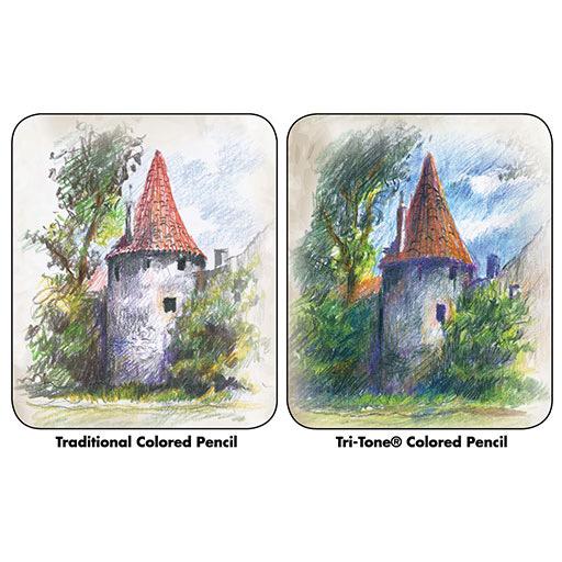 KOH-I-NOOR Tri-Tone Multi-Color Pencil Set x 24