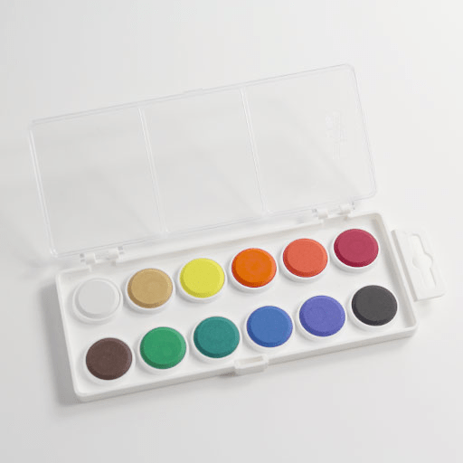 KOH-I-NOOR Watercolor 22.5mm Pan Set x 12