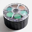 KOH-I-NOOR Watercolor Pan 22.5mm Set x 36