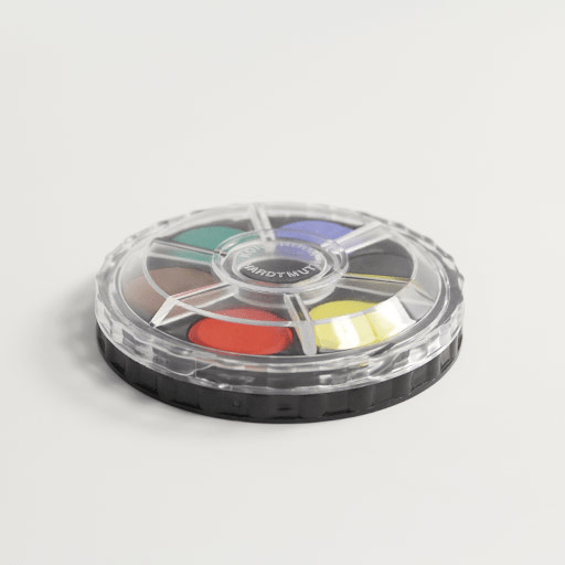 KOH-I-NOOR Watercolor Pan 22.5mm Set x 6