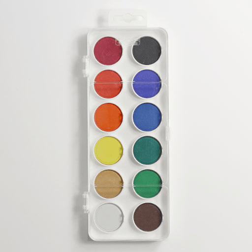 KOH-I-NOOR Watercolor Pan 30mm Set x 12