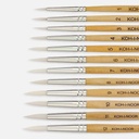 KOH-I-NOOR White Synthetic Round Brush 6