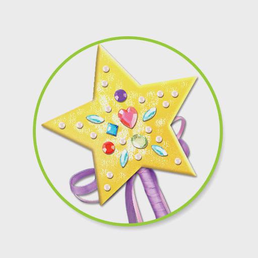 KRAFTY KIDS Foam Fun Star Shape 6” x 12