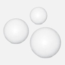 KRAFTY KIDS Mix Polyfoam Balls 1” x 1.5” / 1” x 12/ 1.5” x 4/2 x 3