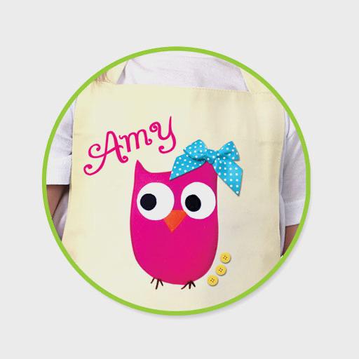 KRAFTY KIDS Natural Canvas Apron 34cm x 48cm