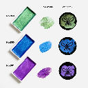 KURETAKE Gansai Tambi Japanese Watercolor Pan Gem Set x 6