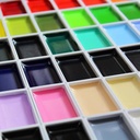 KURETAKE Gansai Tambi Japanese Watercolor Pan Set x 48