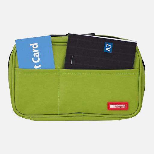 LIHIT LAB. Book Type Pen Case Jet Black