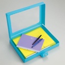 LIHIT LAB. Cube Fizz Hand Case A4 Purple