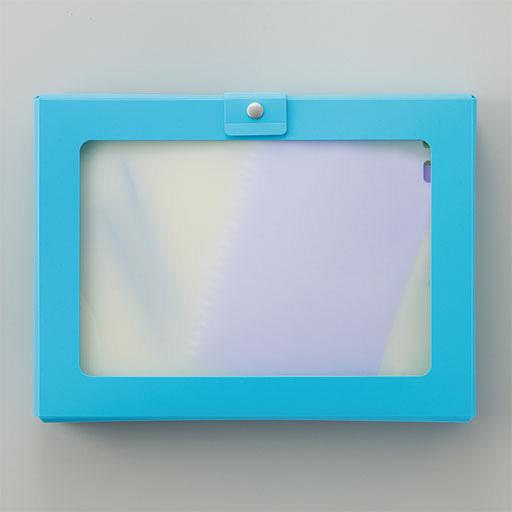 LIHIT LAB. Cube Fizz Hand Case A4 Purple