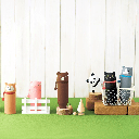 LIHIT LAB. Puni Labo Big Stand Pen Case Shiba Dog