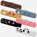 LIHIT LAB. Smart Fit Puni Labo Zipper Pouch Grey Cat