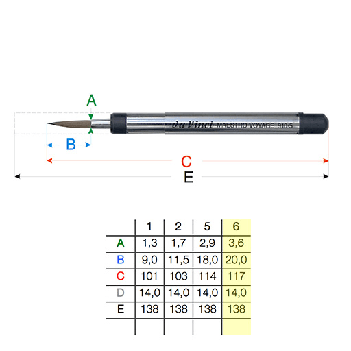 M&G Small Chinese Brush