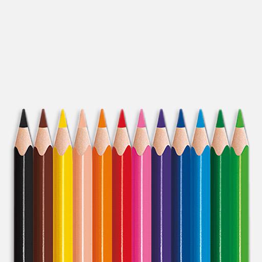 MAPED Color’Peps Strong Color Pencil Set x 12