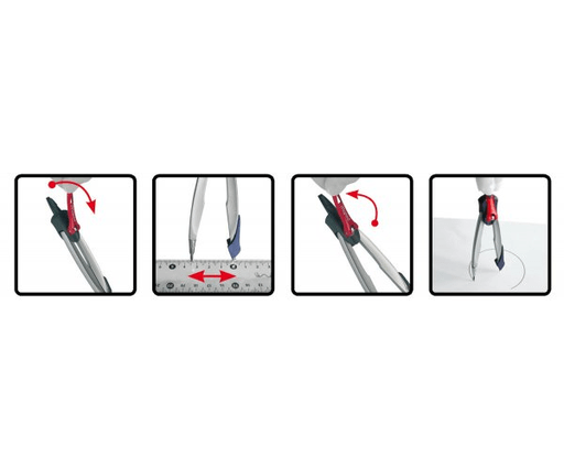 MAPED Stop System Compass Set x 5