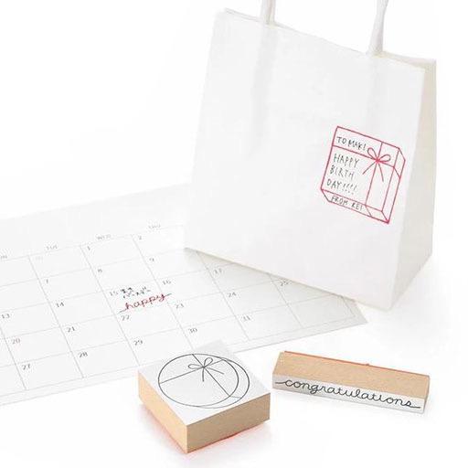MARUAI Gift Stamp Cylinder Best Wishes