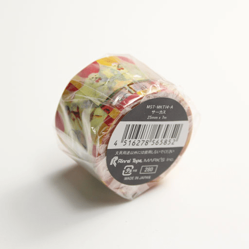MASTE Washi Tape (W)25mm x (L)7m Animal Circus
