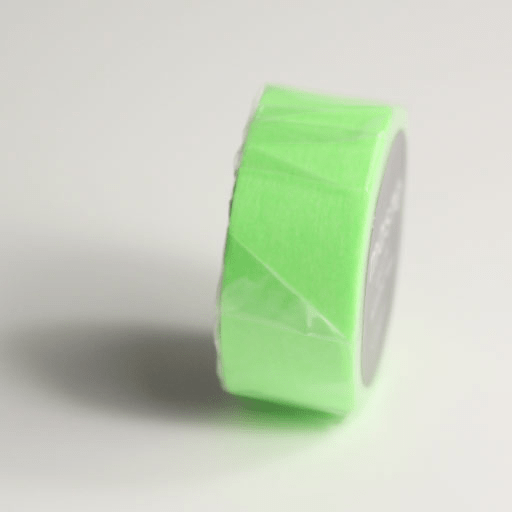 MASTE Washi Tape 15mm Solid Neon Light Green