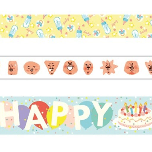 MASTE Washi Tape Set x 3 Amazing Life 3
